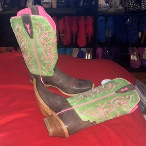 Twisted X Boots Cowgirl boots worn once but then feet grew